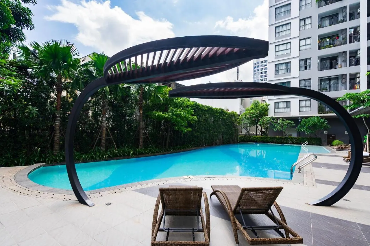 Tan Son Nhat Airport Sweet 2 Bedroom 1 Wc Apartment-Free Gym , Sky Pool ,Bbq ,Garden Ho Chi Minh City Vietnam